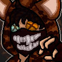 Humanoid character icon. Gift art.