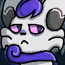 Pokemon character icon (Meowstic). Personal work.