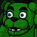 Animatronic bear (FNAF) icon. Personal work.
