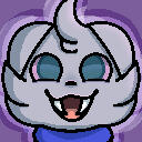 Pokemon character icon (Espurr). Personal work.